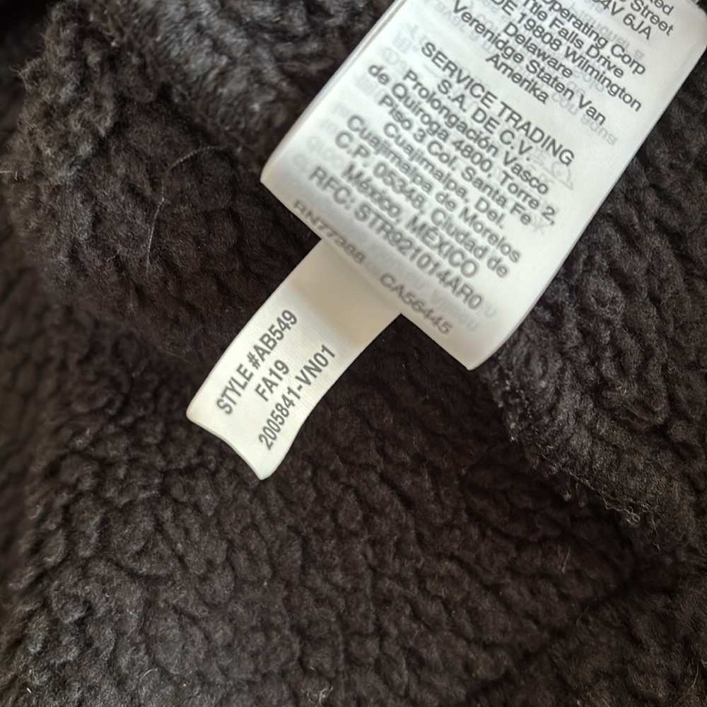 J. Crew Snap Collar Sherpa Polartec® Fleece Pullover Jacket Women’s Black Size M - Picture 12 of 12